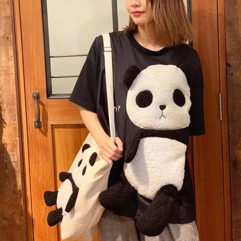 Summer New Black and White Short-sleeved T-shirt Loose Top