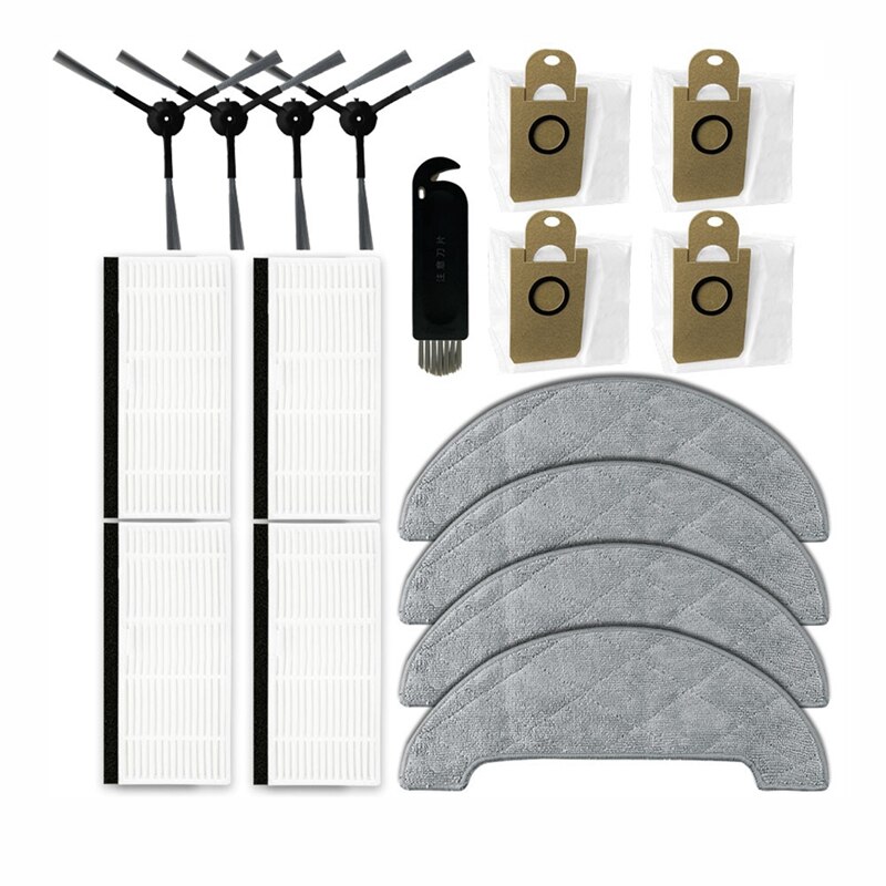 Robot Vacuum Cleaner Side Brush Hepa Filter Mop Rag Cloth Dust Bag Spare Parts For Cecotec Conga 5290 Ultra