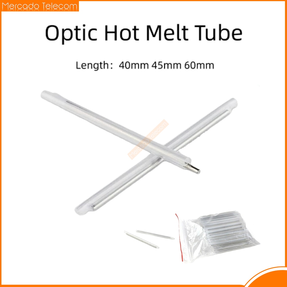 Free Shipping 1000pcs/lot 40mm 45m 60mm Fiber Optic Fusion Protection Splice Sleeves Heat Shrink Tube Fiber Optic Hot Melt Tube