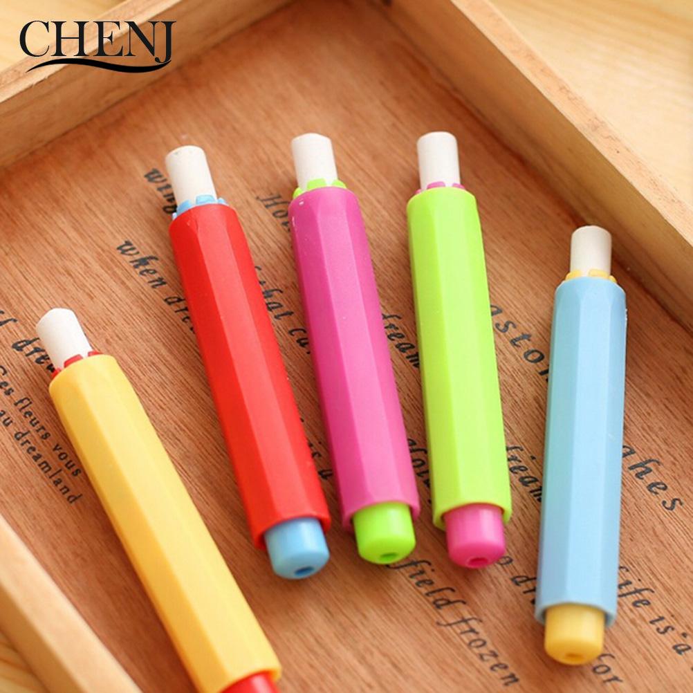 1Pcs Chalk Holders Non Dust Clean Teaching Hold For Teacher Children Home Education On Board Color Random Ship