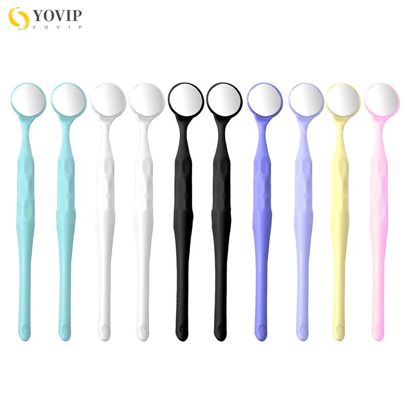 10pcs Dental Single/Double Sided Mouth Mirrors Autoclavable Premium Front Surface Exam Reflector Oral Mirror Dentistry Materials