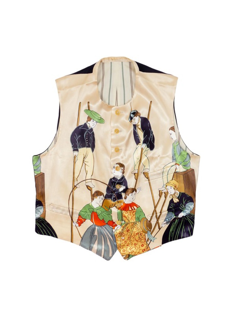 Rokumeikan Luxury designer yohji yamamoto homme Men's suit vest for men Waistcoat Unisex Gilet men vests for women casual v