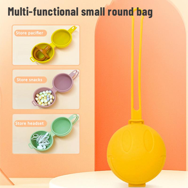 Hanging Rope Baby Nipple Holder Container Portable Dustproof Pacifier Holder Container Box Pacifier Box Nipple Organizer