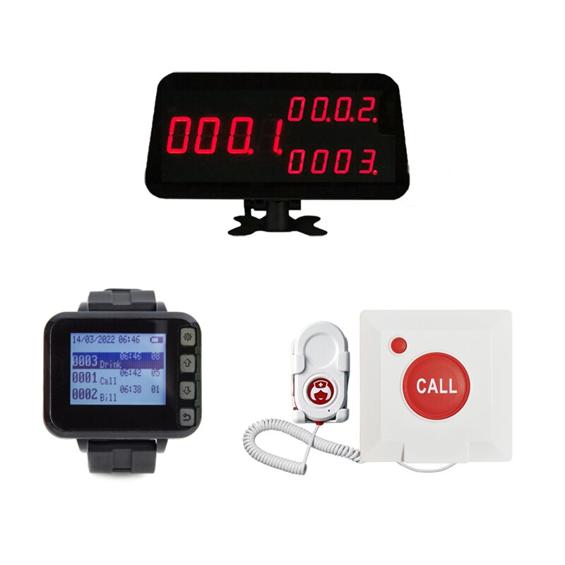 Wireless Nurse Calling System For Hospital Clinic Strong Signal Made in China with Display Receiver Bell Button Watch