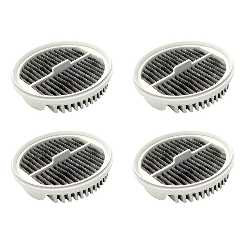4Pcs For Xiaomi Mijia Handheld Vacuum Cleaner Filter HEPA White For MJXCQ01DY Model