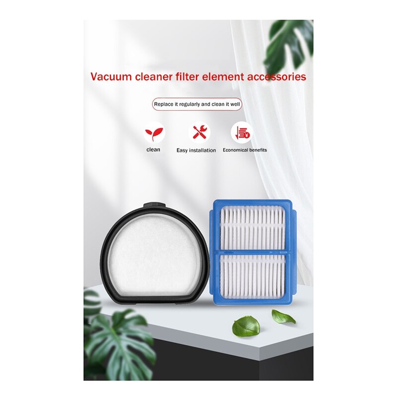 1 Set Filter Screen Filter Cotton Suitable For AEG QX9-1-50IB/ALRG/ANIM ASKQX9 Vacuum Cleaner Accessories