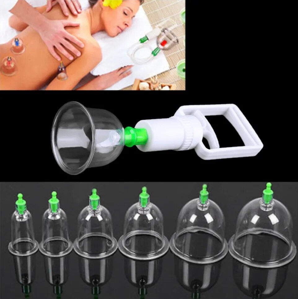 Vacuum Cupping Cupping Set Massage Tool 12-Piece Therapy Device