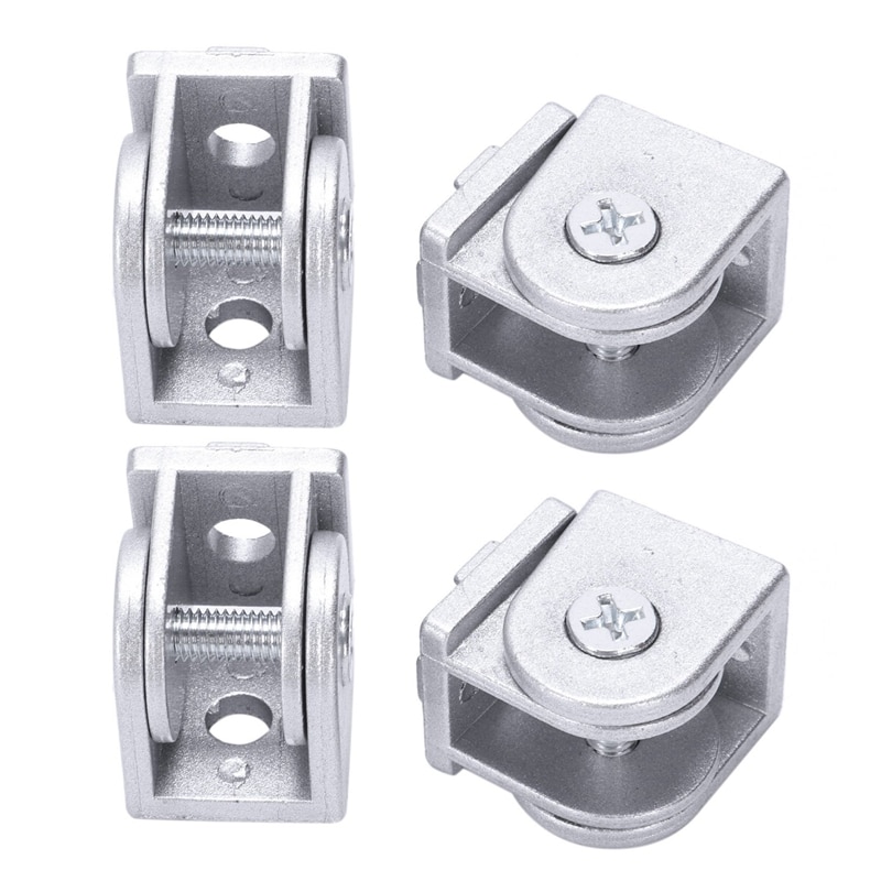 4Pcs/Lot Alloy Flexible Pivot Joint Connector For Eu Standard Aluminum Extrusion Profile 2020