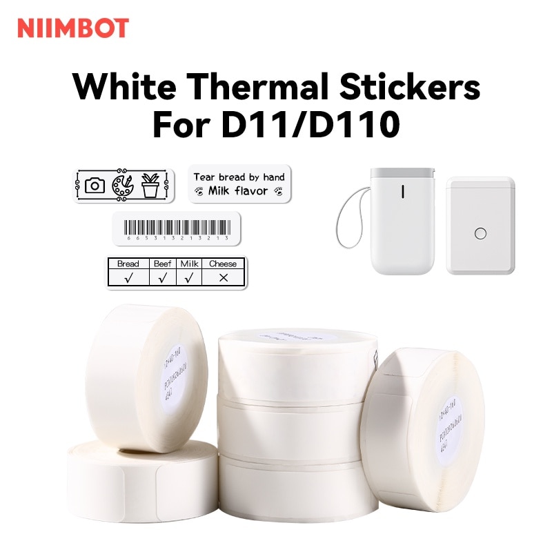Niimbot D11 / D110/D101 Printer Price Tag Sticker Supermarket Commodity Price Label Marking Water-proof Label