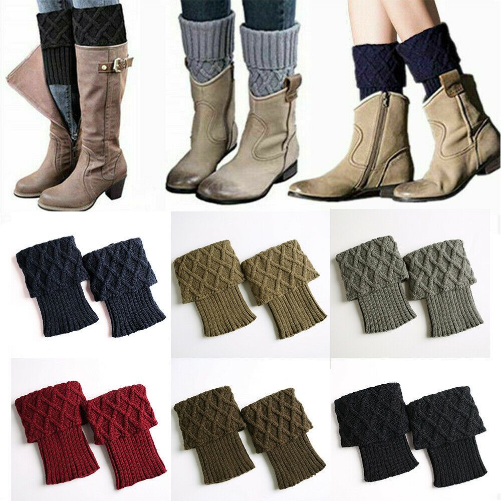 Elastic Short Warm Soft Boot Socks Knitted Socks Leg Warmers Ankle Warmer