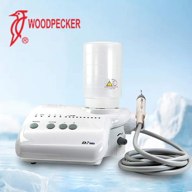 Woodpecker DTE D7 Dental Ultrasonic Scaler Oral Irrigator Tartar Removal Automatic Water Supply Cleansing Machine