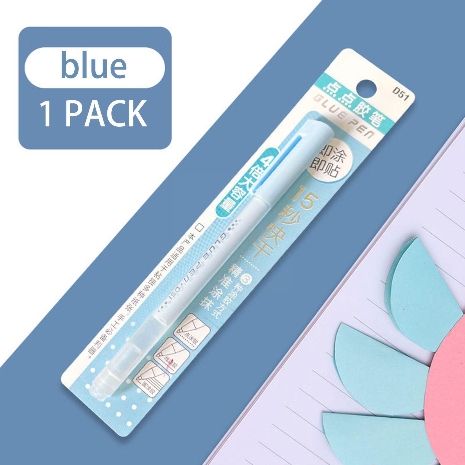 1PC Glue Pen Dot Liner Contact Adhesive Pastel Dispensing Stationery Photo Glue Portable DIY Tools Office Quick-drying Memo E2D6