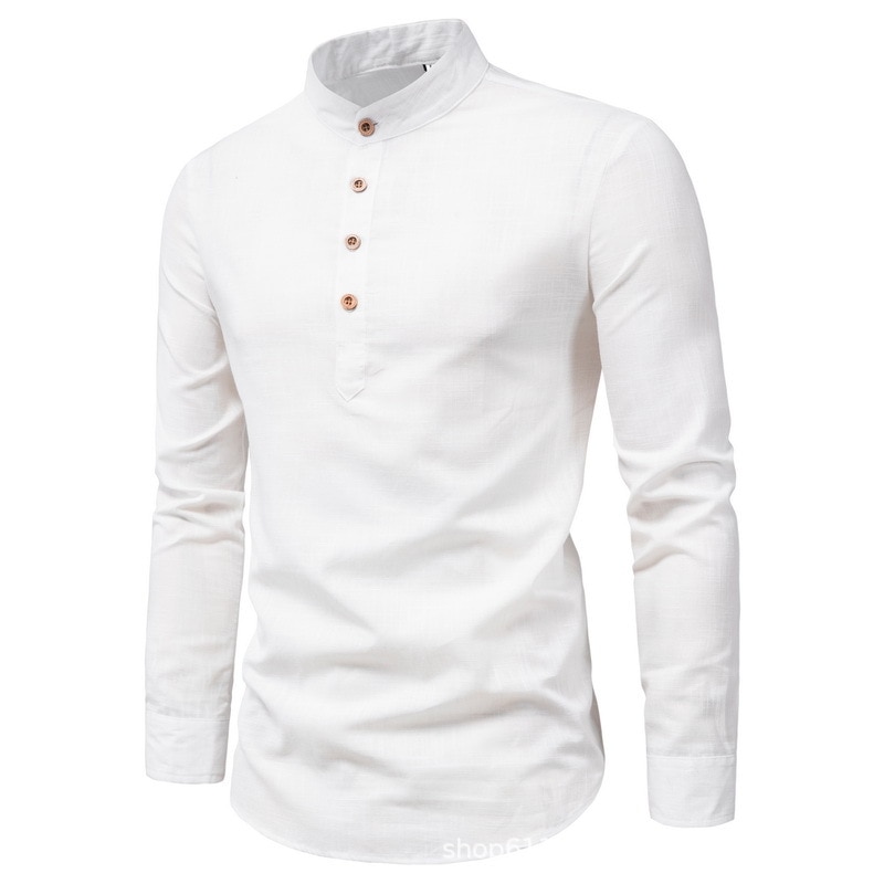 Lapel Polo Men's Casual Sports Room Muscle Shirt Outdoor Street Long-sleeved Button Top 2023 Latest Fashion Simple