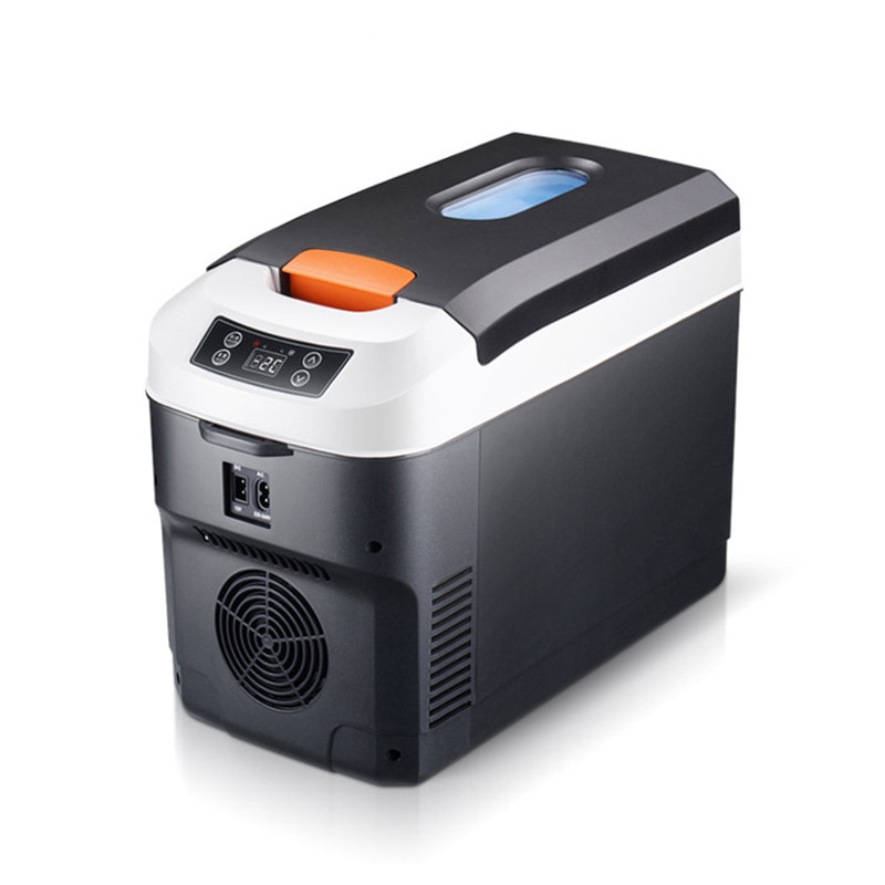 Mini Heating And Cooling Box 10L Horizontal Dual-use 24V Truck Special Car Refrigerator Semiconductor Refrigeration Frost-free
