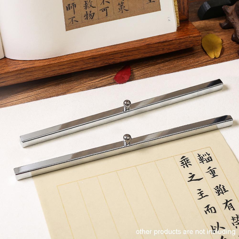 Metal Paperweight Chinese Rice Paper Paperweight Calligraphy Practice Paper Painting Table Decoration Pressing Drawing Prop E3q0