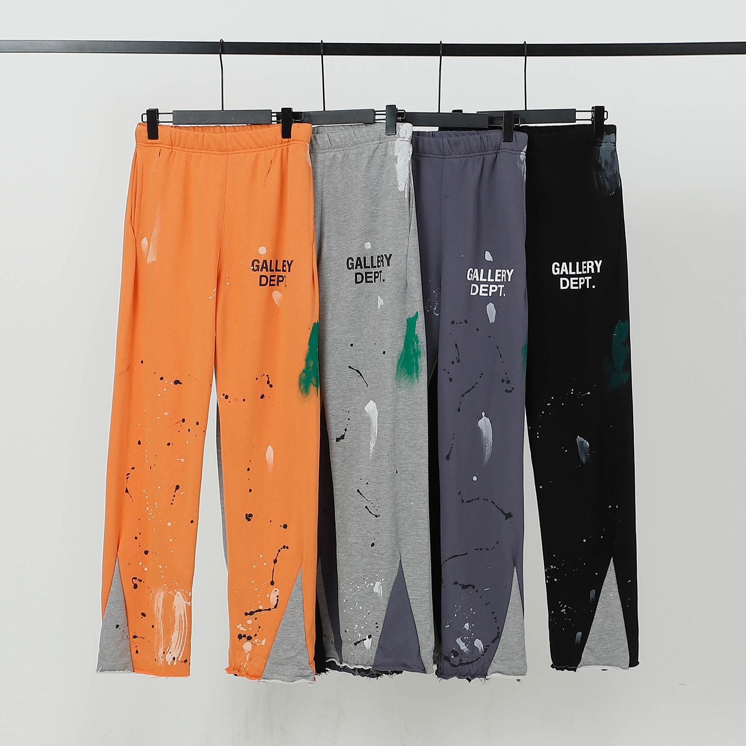 23Fw New Fashion Spring and Autumn Dept Painted Flare Sweat Pant High Quality Men Women Street Sweatpants Pants