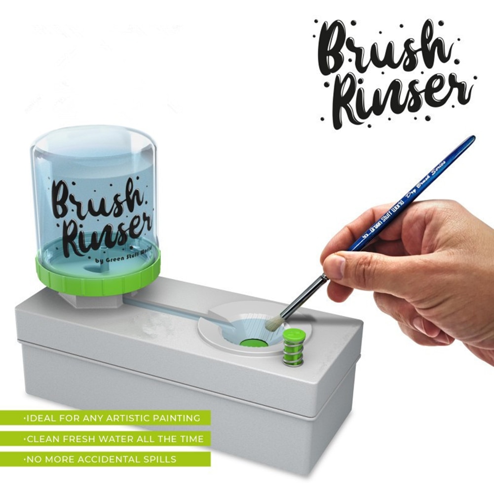 Paint Brush Rinser Water Cleaner Easy Cleaning Portable Paint Brush Washer Art Supplies for Artists for Home Outdoor