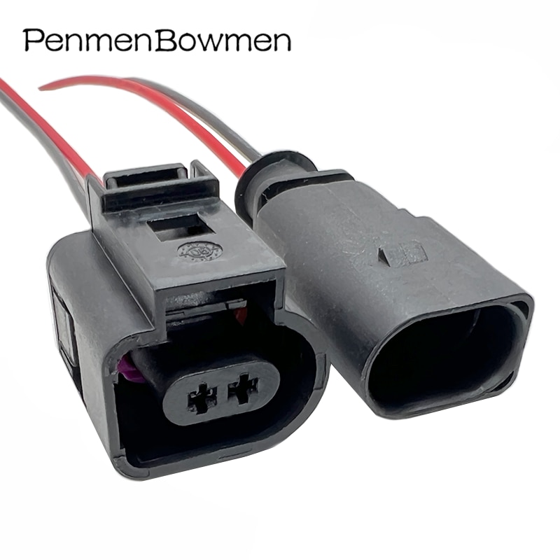2Pin 1.5mm Auto 1J0973802 1J0973702 Temp Sensor Deflation Valve Waterproof Female Male Connector Wire Harness DJ7022A-1.5-21