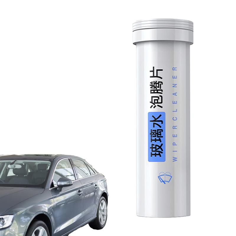 Car Windshield Cleaner Effervescent Tablets Solid Washer Universal Automobile Glass Washer Dust Remover Solid Cleaner 15 Pcs