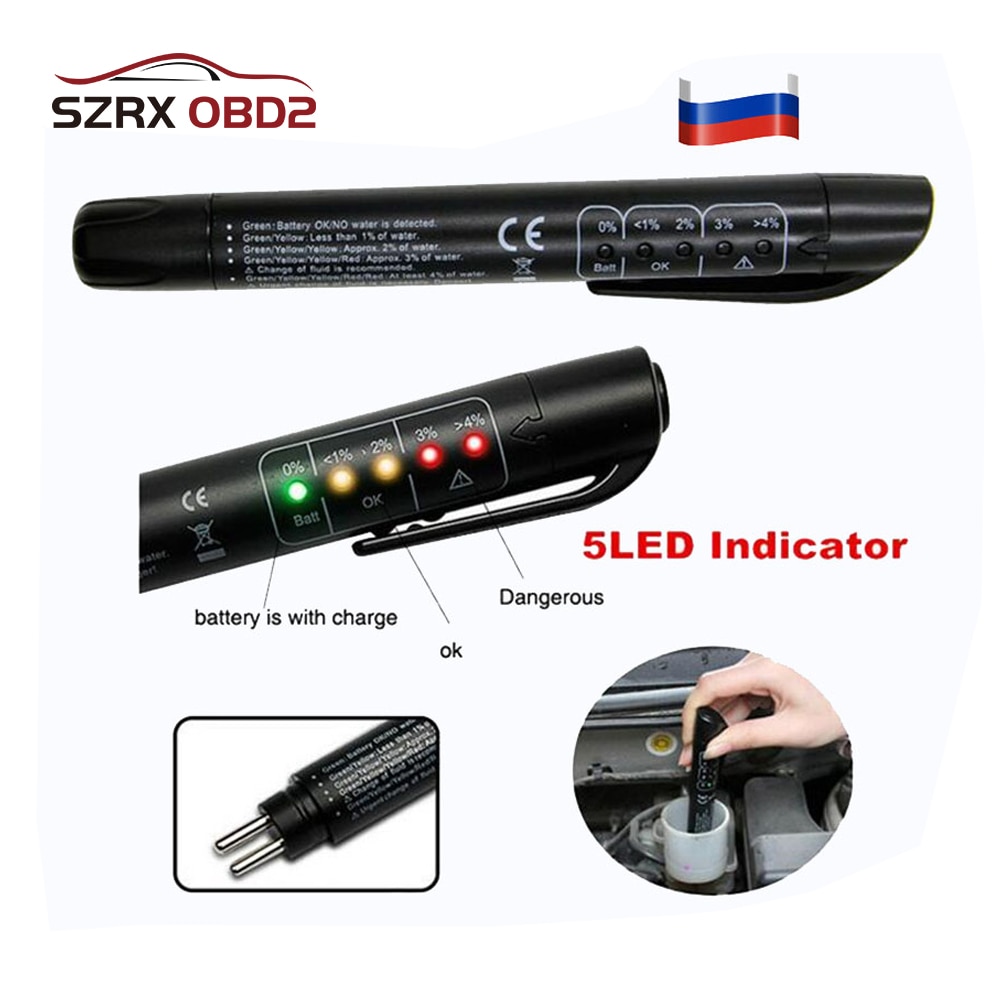 Accurate Oil Quality Check Pen Universal Brake Fluid Tester Car Brake Liquid Digital Tester Vehicle Auto Automotive Testing Tool