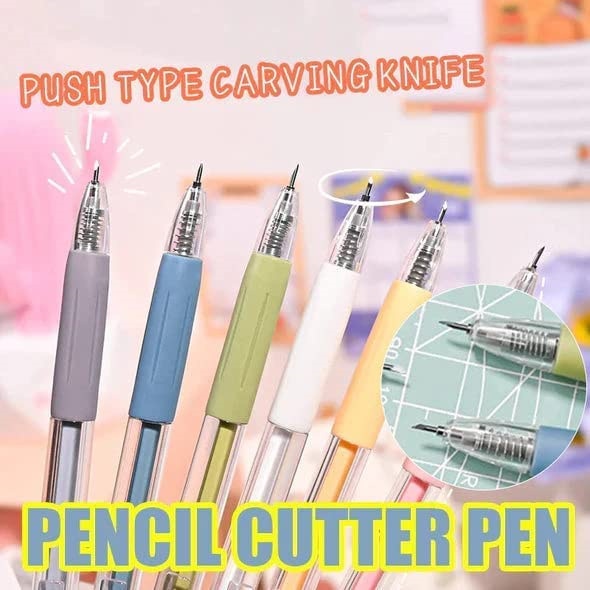 Kawaii Art Utility Knife Pen Knife Cut Stickers Scrapbooking Cutting Tool Express Box Knife School Supplies DIY Craft Supplies
