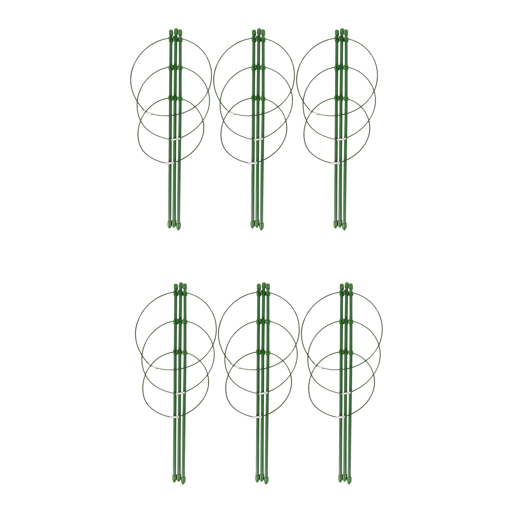 Climbing Plants Support Garden Trellis Flowers Tomato Cages Stand Set Of 6 Pack