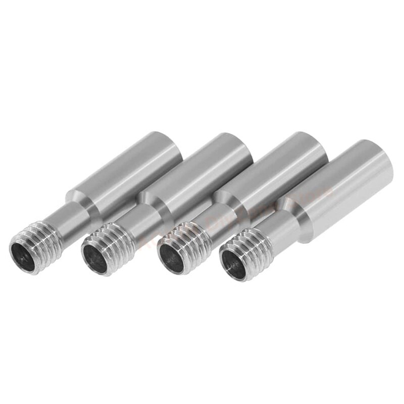 4 Pack CR10 Ender 3 Throat Bowden Tube Long Thread for 1.75MM Filament Stainless Steel Throat 3D Printer Parts
