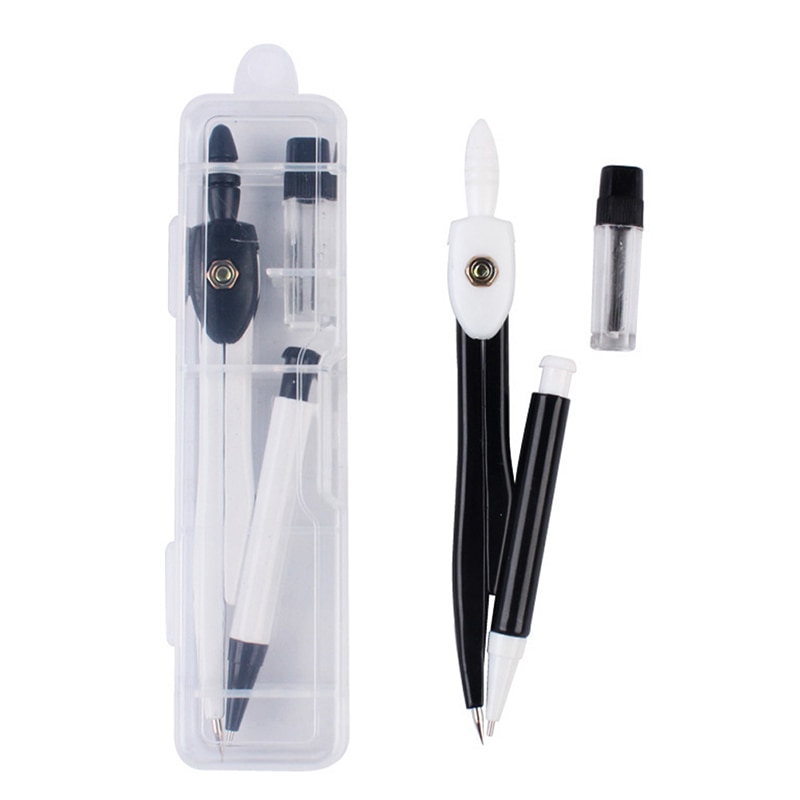 Professional Compass Drawing Compass Math Geometry Tools for Circles School Supplies Student Stationery