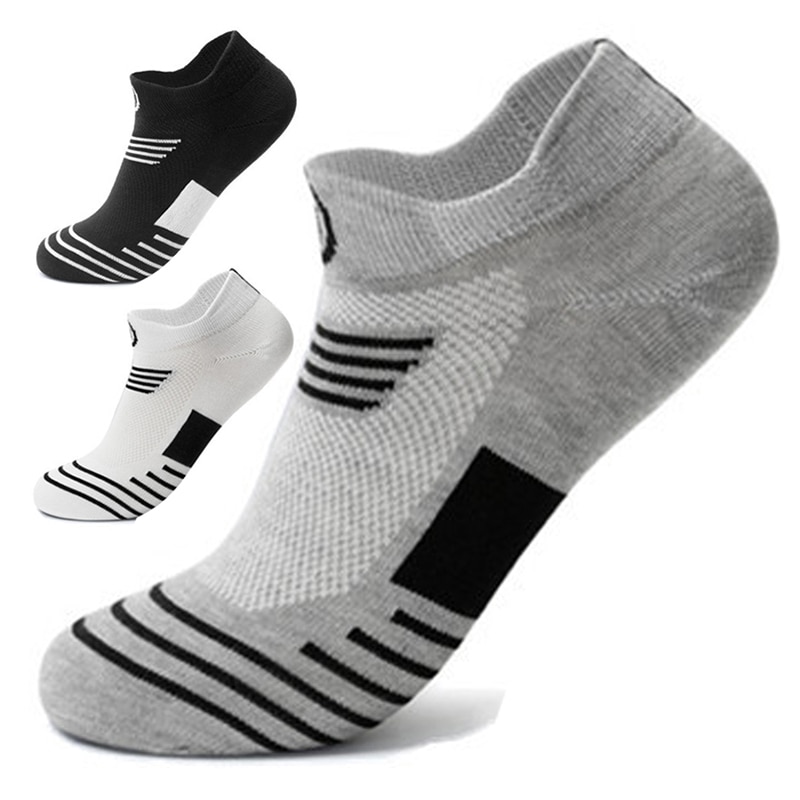 3pairs/Lot Men's Socks Compression Stockings Breathable Basketball Sports Cycling Socks Moisture Wicking High Elastic Tube 