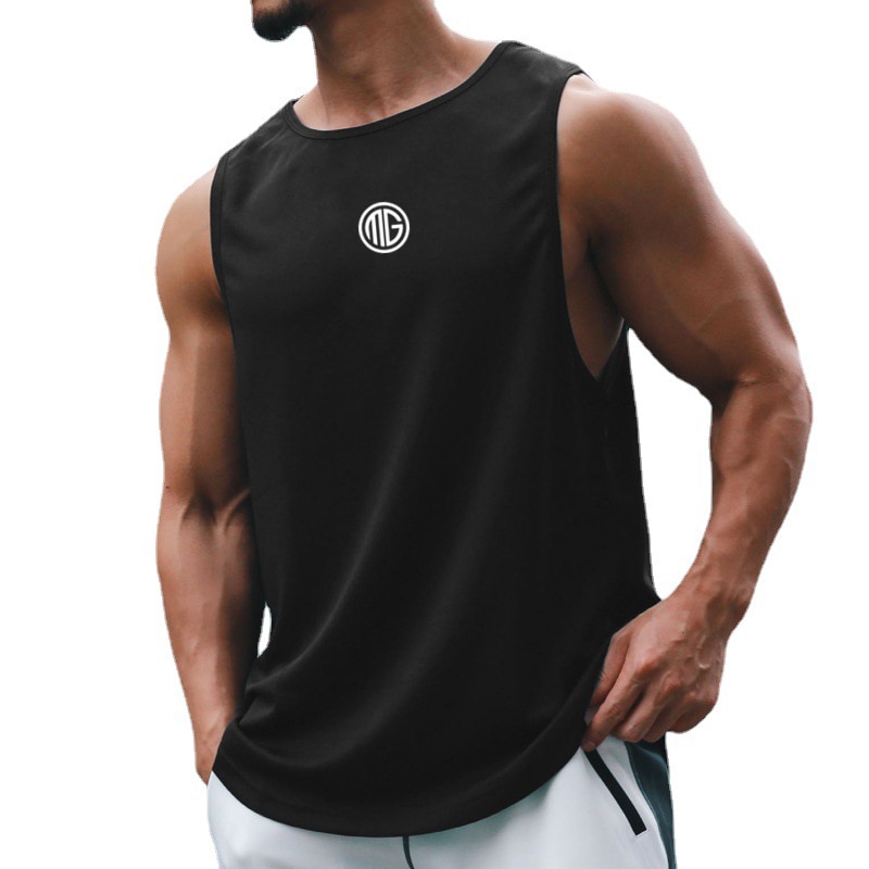 Summer Compression Casual Breathable mesh Tank Top Men Gym Bodybuilding Fitness Sleeveless T-Shirt Workout Muscle Vest Clothing