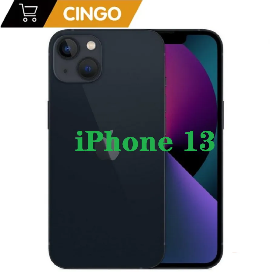 iPhone 13 128GB/256GB ROM Unlocked A15 Chip IOS 5G phone Face ID 6.1" OLED Screen Smartphone iphone13 cellphone