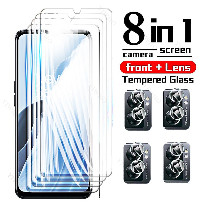 Protective Glass on The for Oneplus Nord N300 CE 2 Lite 2T N20 SE N10 1+ Screen Protector Protective Camera Lens Tempered Film