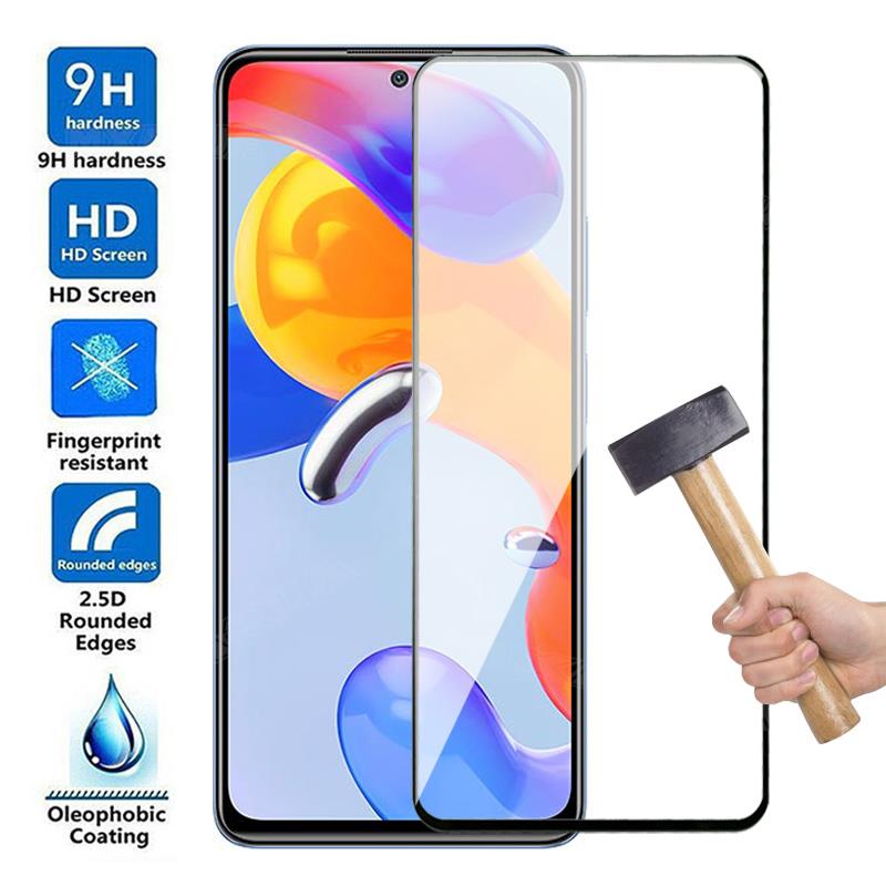 100D Anti-Butst Tempered Glass For Xiaomi Redmi 12C 10A 10C 11 Prime Screen Protector Note 10 12 10T 11T 11R 11SE 11E Pro Glass