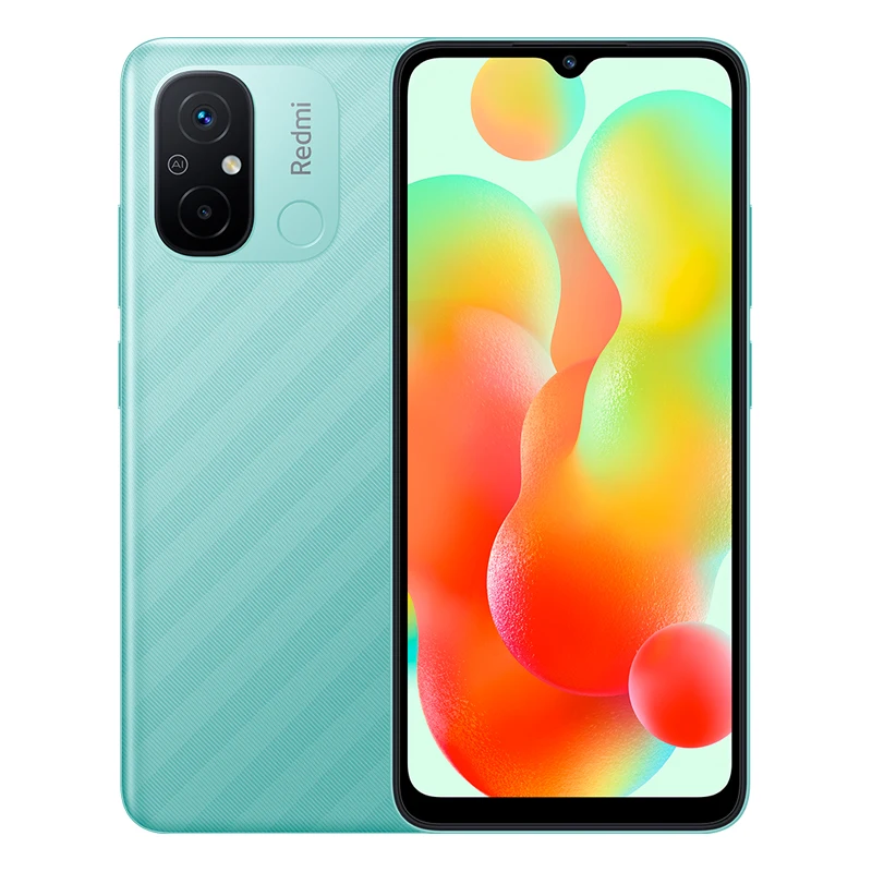 Smartphone Redmi 12C 3GB RAM 64GB ROM mint green New Global Version 50MP main camera