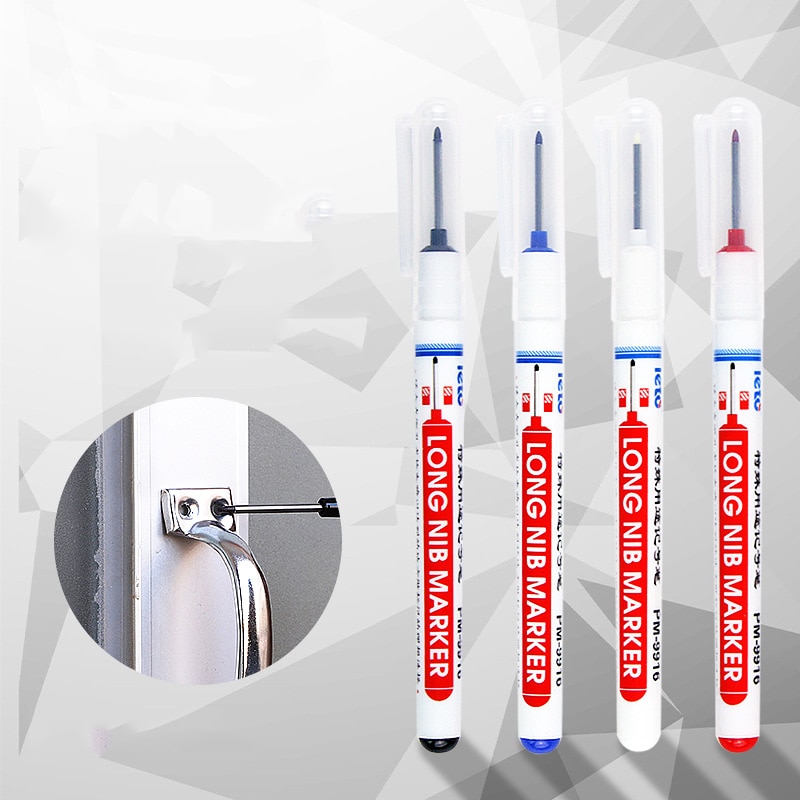 Multifunction Marker Bathroom Depth Home Decor Long Head Markers Deep Hole Marker Hareware Processing Markup Tools