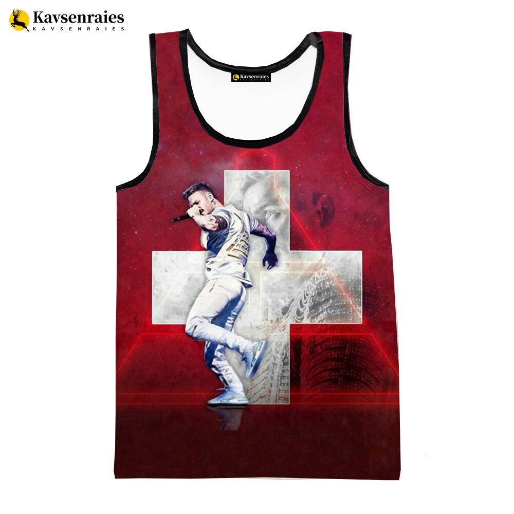 Popular Singer M. Pokora 3D Printed Tank Tops Men Women Summer Vest Casual M. Pokora Sleeveless T-shirt Hip Hop Oversized Tops