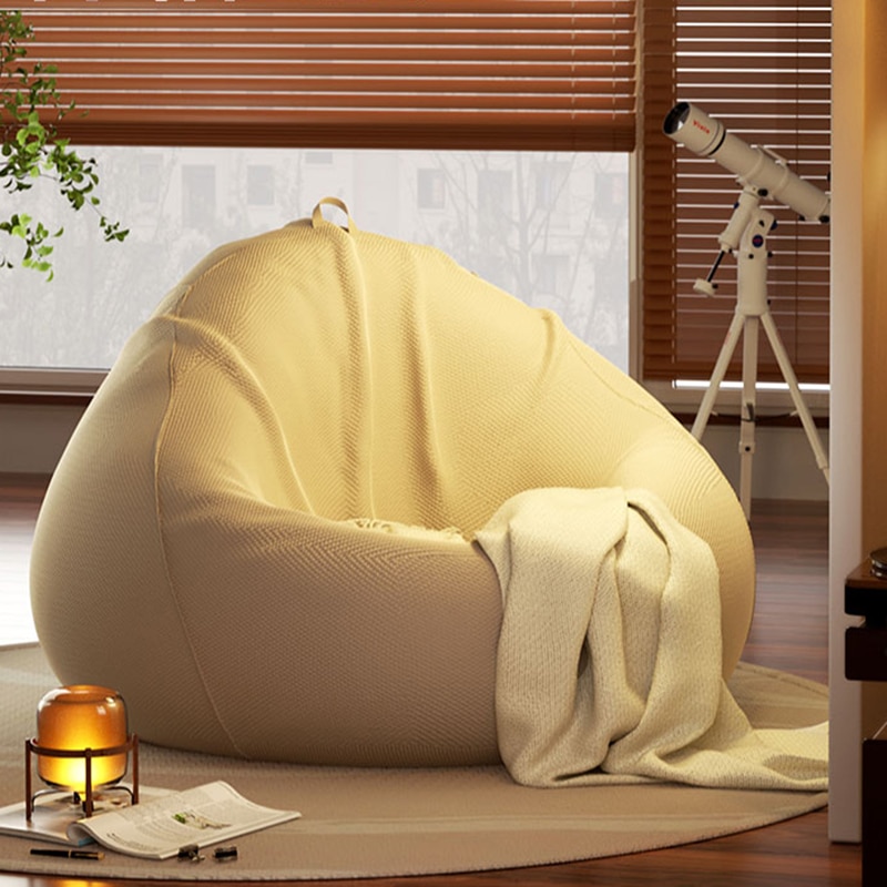 Storage Filler Bean Bag Lazy Sofa Indoor Sets Leather Women Bean Bag Sofa Filling Mattress Wohnzimmer Sofas Home Furniture