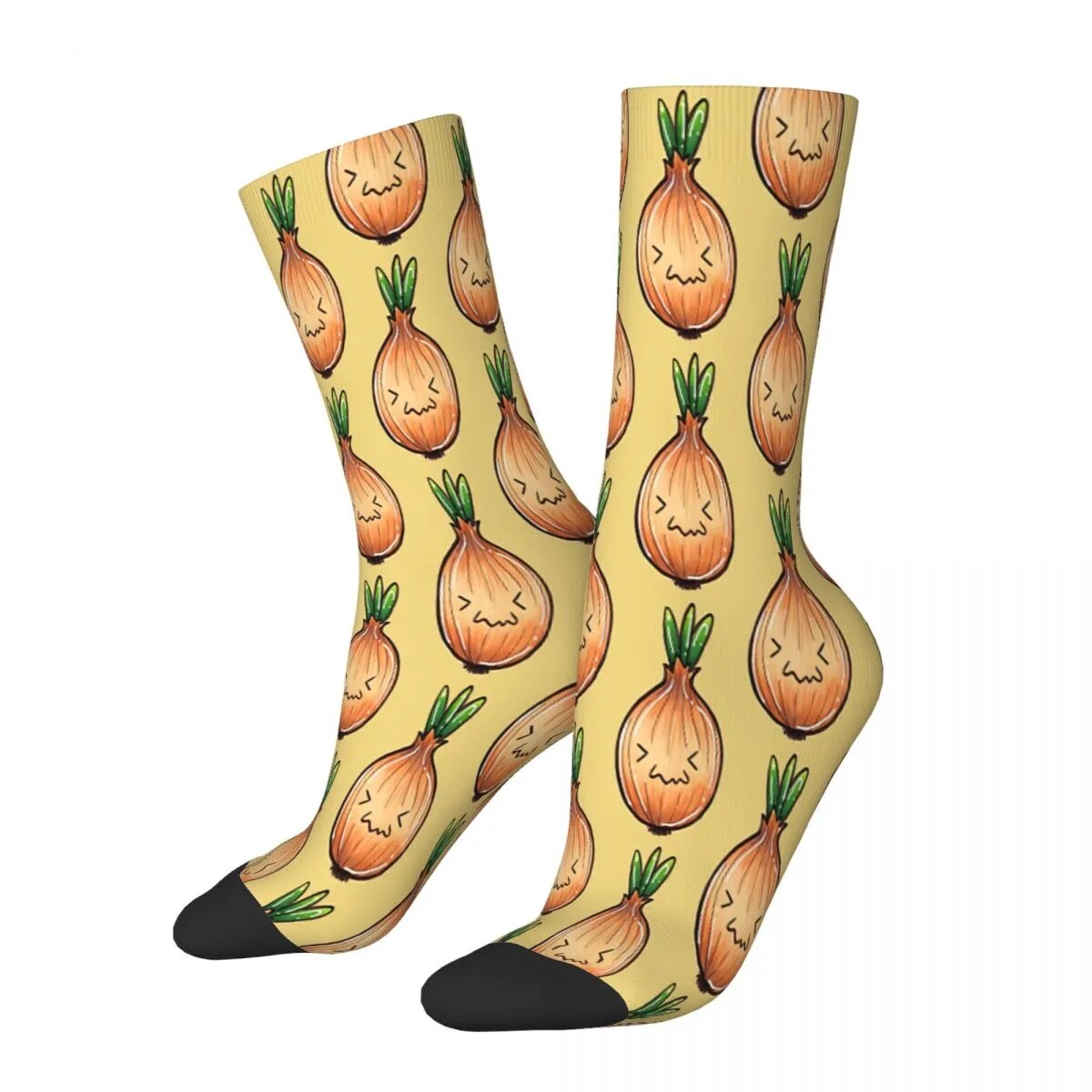 Cute Onion Vegetable Socks Male Mens Women Summer Stockings Harajuku