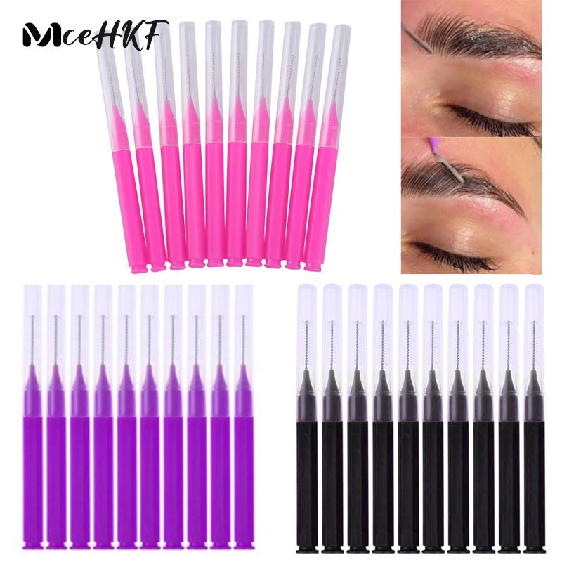 10pcs Oral Care Bendable Micro Brushes Disposable Microbrush Applicators Eyelash Extensions Eyelash Glue Cleaning Brush Eyelash