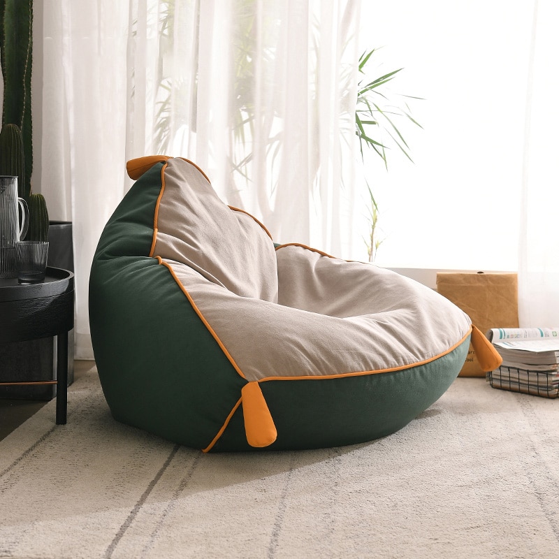 Big Size Bean Bag Sofa Women Filler Furniture comfy Floor Bean Bag Lazy Comfy Bedroom Divan Puf Gigantes Interior Decoration