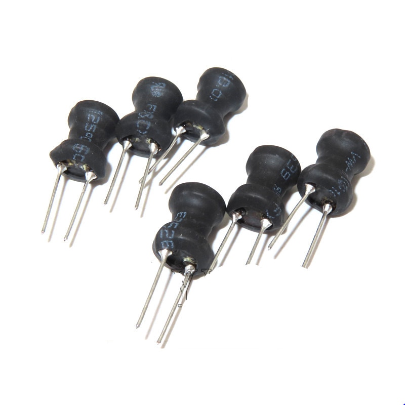 10PCS 1016 DIP Power Inductor 10x16MM 1MH/1.5MH/22UH 47UH 470UH Inductance Copper Coil