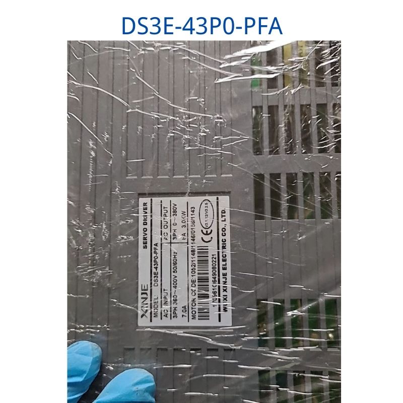 Second-hand Xinjie DS3E-43P0-PFA servo driver test function is intact