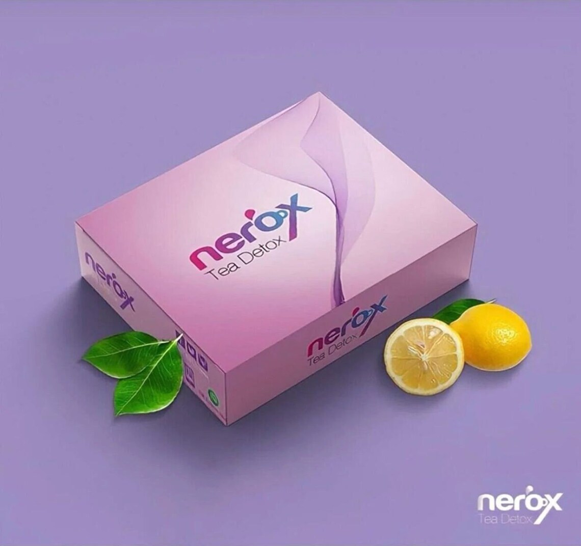 Nerox Tea by DIOX Tea 60 sachets for 1 month Herbal Tea - 1 box of 60 sachets Detox