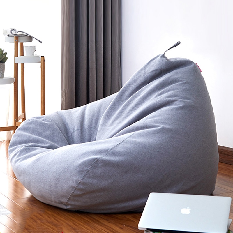 Luxury Lounger individual Bean Bag Sofa Filler Waterproof Bedroom Lazy Sofa Bean Bag Large Recliner Muebles Hogar Home Furniture