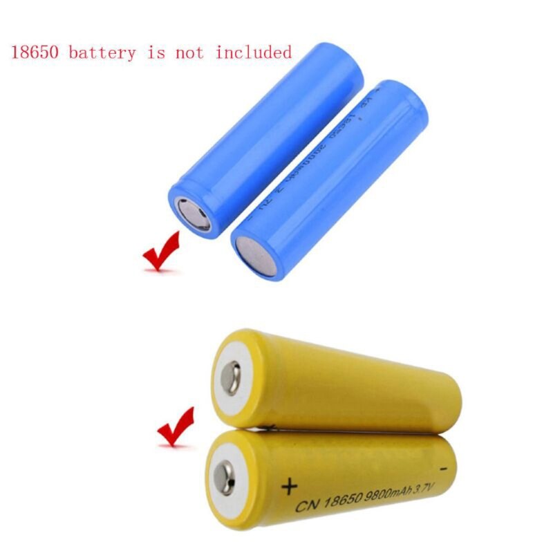 Rechargeable LED Flashlight Charger 3 Mode Emergency Handheld Torch