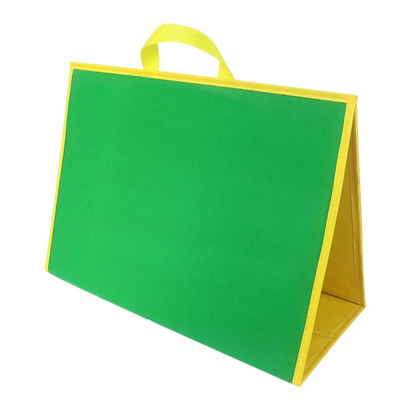 Foldable Felt Story Board Montessori Toys Storytelling Board Double-Sided Teaching Board Early Learning For Toddlers