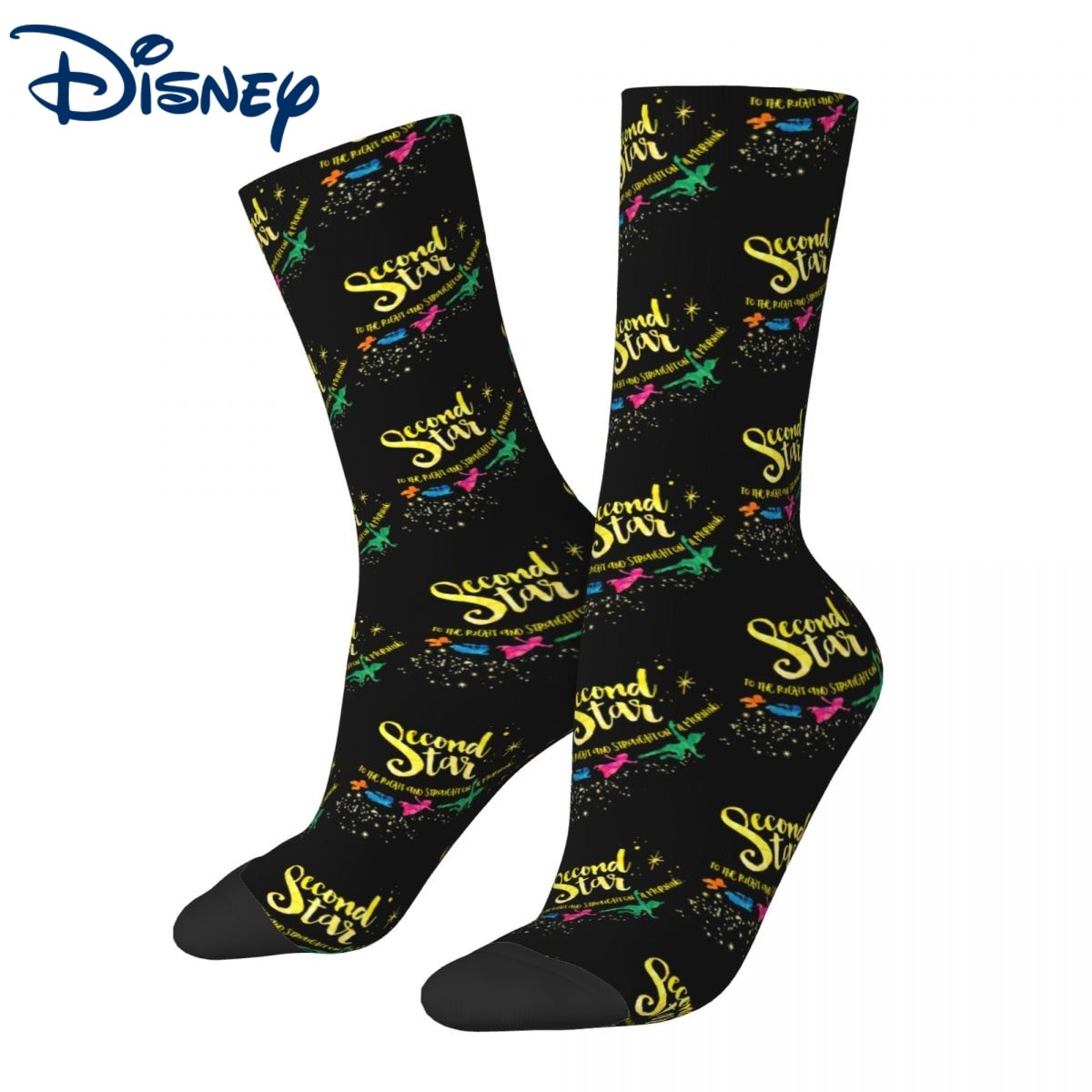 Peter Pan Cartoon Anime Socks Men's Women's Casual Disney Socks Novelty Spring Summer Autumn Winter Middle Tube Socks 