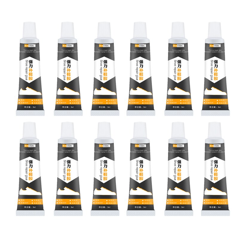 3-12pcs Shoe Repair Glue. Soft Waterproof High Transparent Leather Shoes Sports Shoes Repair Shoe Repair Shoe Special Glue 3ml