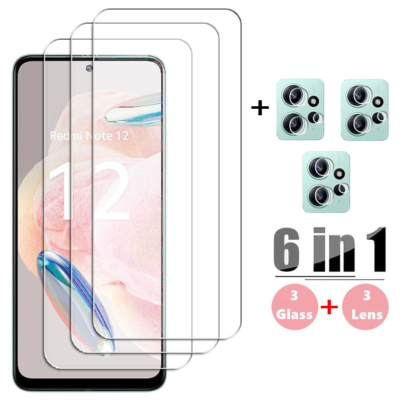 For Xiaomi Redmi Note 12 Tempered Glass Screen Glass For Redmi Note 12 Screen Protector Lens Film Redmi Note 12 Pro Plus