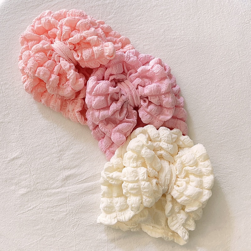 Bowknot Newborn Girl Turban for Babies Soft Cotton Bow Infant Beanie Kids Headbands Toddler Baby Hair Accessories